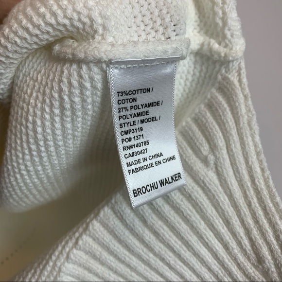 BROCHU WALKER Decker V-Neck Cotton-Blend Sweater - Picture 7 of 11